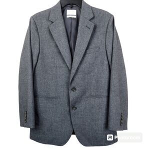 Vanishing Elephant Wool Blend 2 Button Quincy Blazer 38